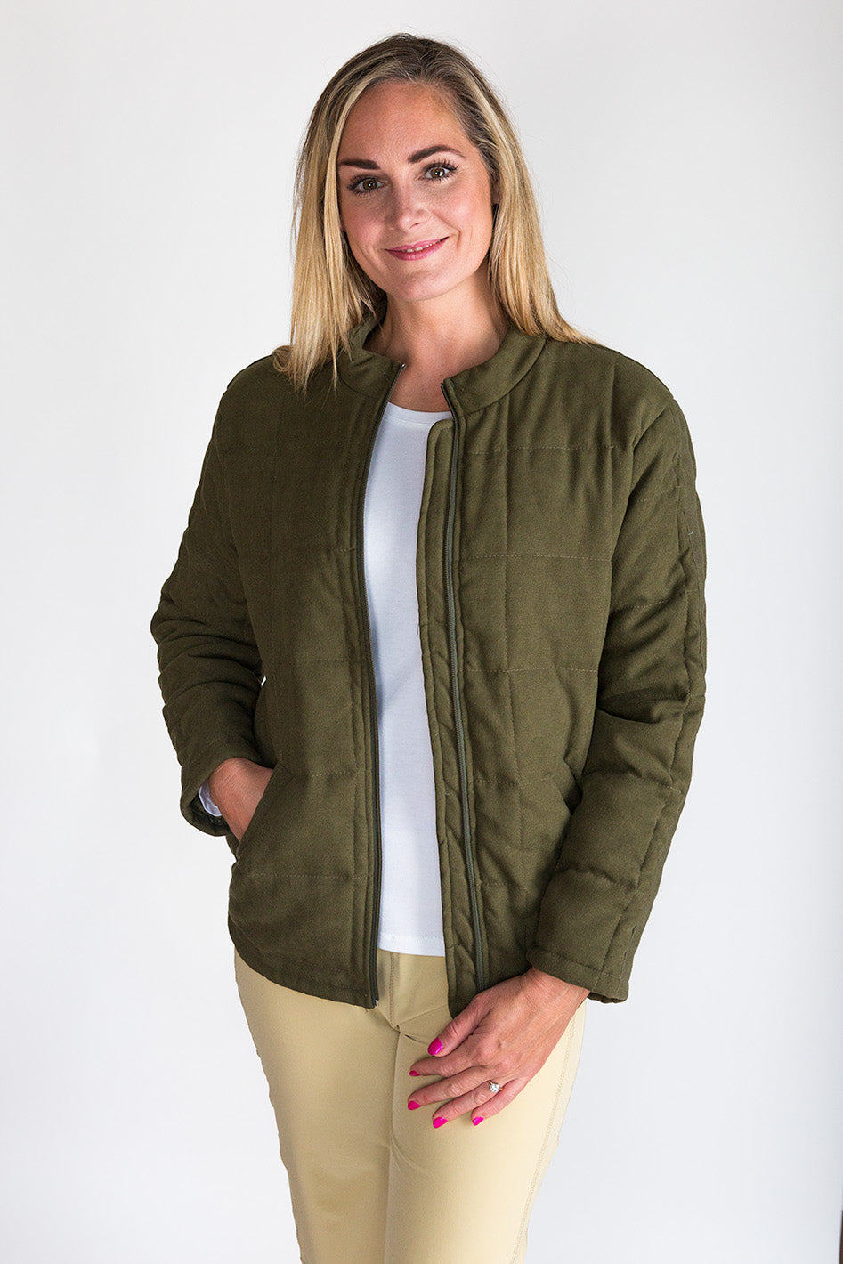 Twill bomber outlet jacket womens