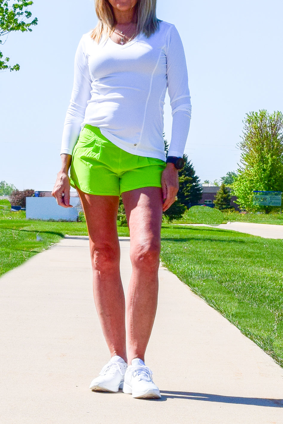 running shorts with liner#color_lime-blaze