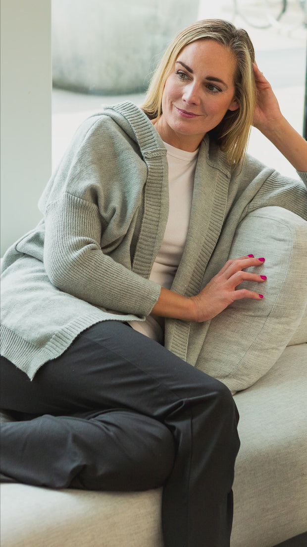 売れ筋商品|||ベルディーニ ニット&セーター アウター レディース Women's Striped Hooded Cardigan Sweater Heather Grey Combo 71AaIldBeIL._UY350_.jpg