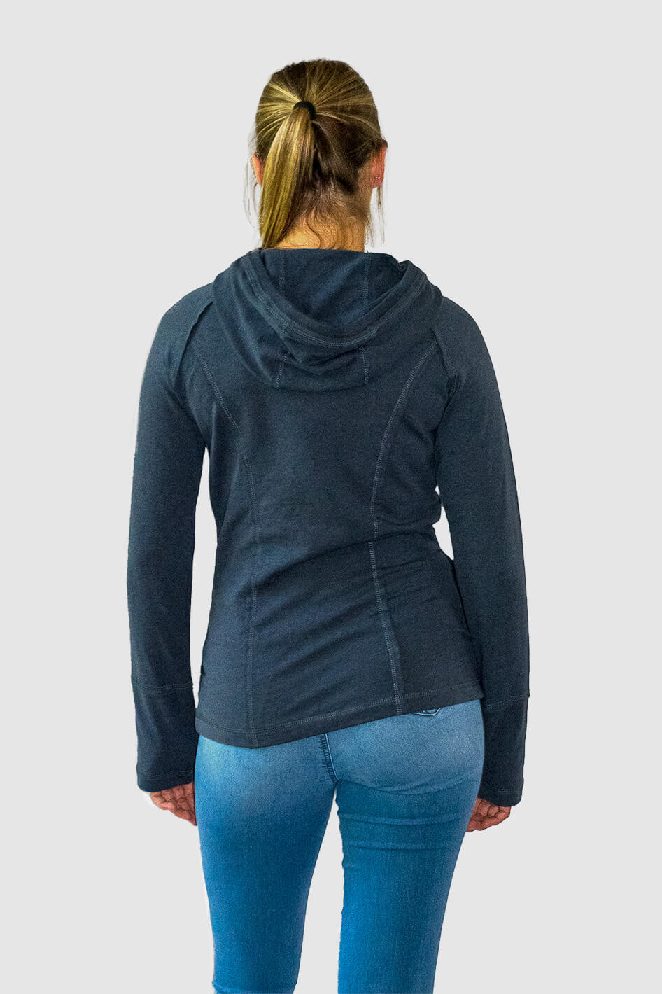 Women's mezzaluna full online zip hoodie