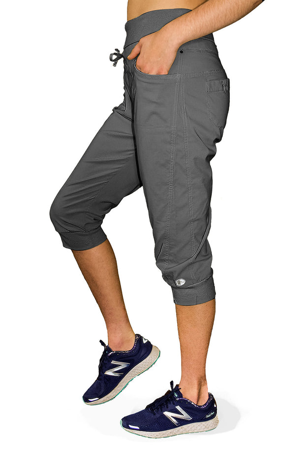 Rib Waist Capri