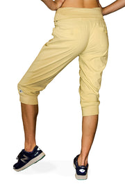 Rib Waist Capri