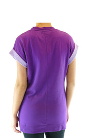 Short Sleeve Scoop Neck Tunic